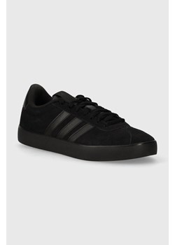 adidas sneakersy zamszowe COURT kolor czarny ID9184 ze sklepu ANSWEAR.com w kategorii Trampki męskie - zdjęcie 171161453