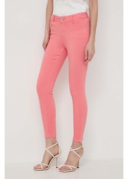 Morgan jeansy damskie kolor różowy ze sklepu ANSWEAR.com w kategorii Jeansy damskie - zdjęcie 171162242