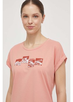 Mammut t-shirt sportowy Mountain kolor różowy ze sklepu ANSWEAR.com w kategorii Bluzki damskie - zdjęcie 171162403
