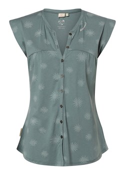 Ragwear Koszula damska - Zofka Kobiety Bawełna cyjan wzorzysty ze sklepu vangraaf w kategorii Bluzki damskie - zdjęcie 171164121