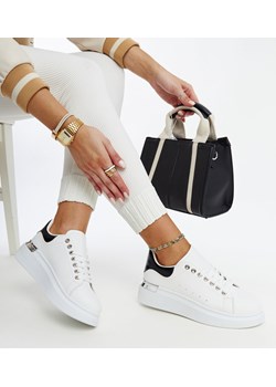 Białe buty sportowe z czarną wstawką Meriana ze sklepu gemre w kategorii Buty sportowe damskie - zdjęcie 171164822
