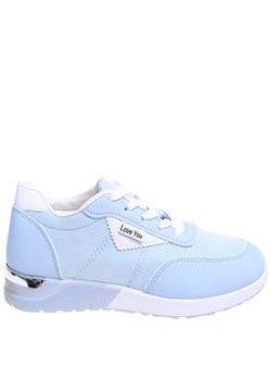 Klasyczne niebieskie buty sportowe damskie /A6-3 16062 G283/ ze sklepu Pantofelek24.pl w kategorii Buty sportowe damskie - zdjęcie 171168052