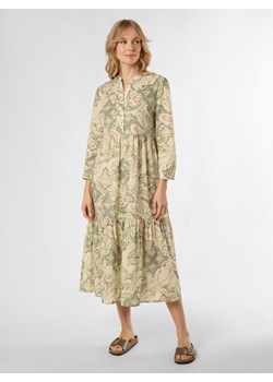 Franco Callegari Sukienka damska Kobiety Bawełna piaskowy wzorzysty ze sklepu vangraaf w kategorii Sukienki - zdjęcie 171168100