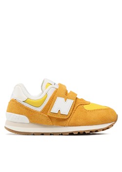 Sneakersy New Balance PV574RC1 Żółty ze sklepu eobuwie.pl w kategorii Buty sportowe dziecięce - zdjęcie 171170093
