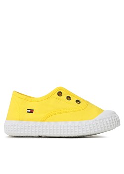Trampki Tommy Hilfiger Low Cut Easy - On Sneaker T1X9-32824-0890 S Żółty ze sklepu eobuwie.pl w kategorii Trampki dziecięce - zdjęcie 171170810