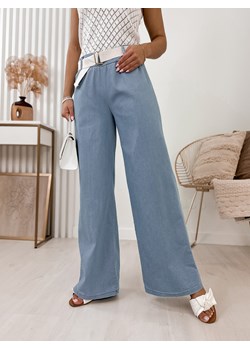 spodnie fumi niebieski uni ze sklepu UBRA w kategorii Spodnie damskie - zdjęcie 171171934