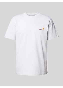 T-shirt z wyhaftowanym logo model ‘American’ ze sklepu Peek&Cloppenburg  w kategorii T-shirty męskie - zdjęcie 171173820