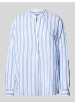 Bluzka z lnu ze wzorem w paski ze sklepu Peek&Cloppenburg  w kategorii Koszule damskie - zdjęcie 171173922
