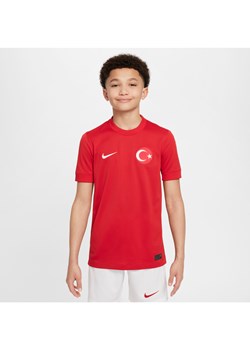 Koszulka piłkarska dla dużych dzieci Nike Dri-FIT Turcja Stadium 2024/25 (wersja wyjazdowa) (replika) - Czerwony ze sklepu Nike poland w kategorii T-shirty chłopięce - zdjęcie 171174302