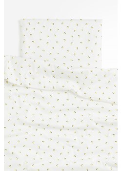 H & M - Komplet pościeli do łóżeczka - Biały ze sklepu H&M w kategorii Pościel dziecięca - zdjęcie 171174350