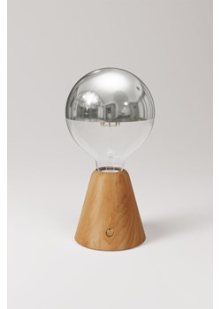 H & M - Drewniana Lampa Do Ładowania Z Żarówką Metal - Biały ze sklepu H&M w kategorii Lampy stołowe - zdjęcie 171174551