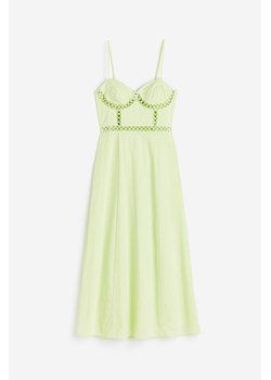 H & M - Bawełniana sukienka - Zielony ze sklepu H&M w kategorii Sukienki - zdjęcie 171174820