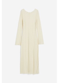 H & M - Koronkowa sukienka - Beżowy ze sklepu H&M w kategorii Sukienki - zdjęcie 171174972