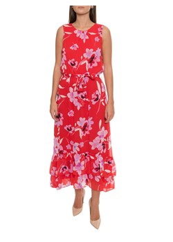 Calvin Klein Sukienka w kolorze czerwonym ze wzorem ze sklepu Limango Polska w kategorii Sukienki - zdjęcie 171179350