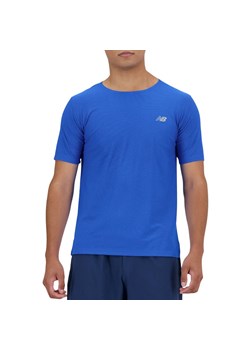 Koszulka New Balance MT41281BUL - niebieska ze sklepu streetstyle24.pl w kategorii T-shirty męskie - zdjęcie 171179533