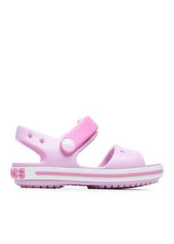 Crocs Sandały Crocband Sandal Kids 12856 Różowy ze sklepu MODIVO w kategorii Buciki niemowlęce - zdjęcie 171181252