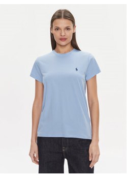 Polo Ralph Lauren T-Shirt 211898698014 Niebieski Regular Fit ze sklepu MODIVO w kategorii Bluzki damskie - zdjęcie 171181503