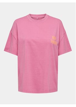 ONLY T-Shirt Rilly 15316994 Różowy Regular Fit ze sklepu MODIVO w kategorii Bluzki damskie - zdjęcie 171181781