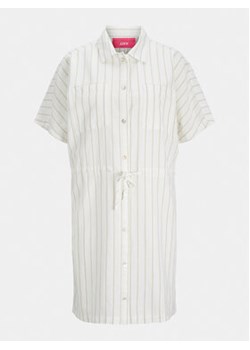 JJXX Sukienka koszulowa Sana 12249747 Biały Relaxed Fit ze sklepu MODIVO w kategorii Sukienki - zdjęcie 171182101