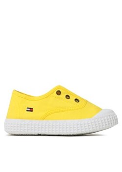 Tommy Hilfiger Trampki Low Cut Easy - On Sneaker T1X9-32824-0890 S Żółty ze sklepu MODIVO w kategorii Trampki dziecięce - zdjęcie 171183003