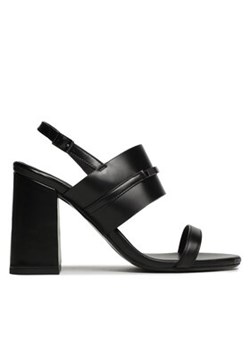 Calvin Klein Sandały Block Hl Sandal HW0HW01612 Czarny ze sklepu MODIVO w kategorii Sandały damskie - zdjęcie 171183282