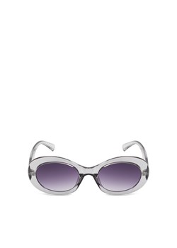 Cropp - Szare okulary przeciwsłoneczne - szary ze sklepu Cropp w kategorii Okulary przeciwsłoneczne damskie - zdjęcie 171184860