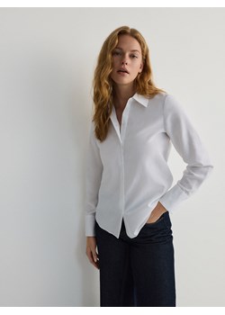 Reserved - Gładka koszula - biały ze sklepu Reserved w kategorii Koszule damskie - zdjęcie 171184922