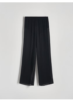Reserved - Transparentne spodnie - czarny ze sklepu Reserved w kategorii Spodnie damskie - zdjęcie 171188234