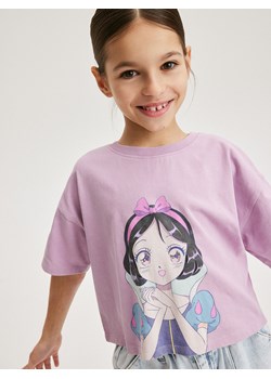 Reserved - T-shirt z motywem Disney - fioletowy ze sklepu Reserved w kategorii Bluzki dziewczęce - zdjęcie 171188612