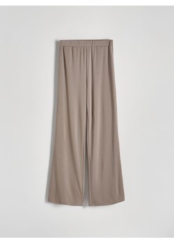 Reserved - Spodnie z modalem - brązowy ze sklepu Reserved w kategorii Spodnie damskie - zdjęcie 171188641