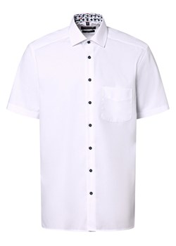 Andrew James Koszula męska - non-iron Mężczyźni Regular Fit Bawełna biały jednolity ze sklepu vangraaf w kategorii Koszule męskie - zdjęcie 171188681