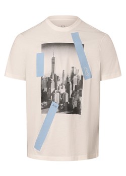 Armani Exchange Koszulka męska Mężczyźni Bawełna écru nadruk ze sklepu vangraaf w kategorii T-shirty męskie - zdjęcie 171188702