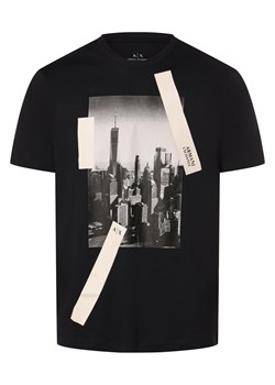 Armani Exchange Koszulka męska Mężczyźni Bawełna granatowy nadruk ze sklepu vangraaf w kategorii T-shirty męskie - zdjęcie 171188703