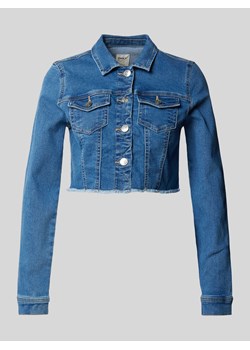 Kurtka jeansowa krótka z kieszeniami na piersi model ‘WONDER’ ze sklepu Peek&Cloppenburg  w kategorii Kurtki damskie - zdjęcie 171188890