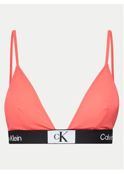 Calvin Klein Swimwear Góra od bikini KW0KW02451 Różowy ze sklepu MODIVO w kategorii Stroje kąpielowe - zdjęcie 171189293