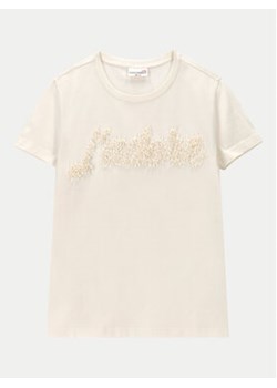 Coccodrillo T-Shirt WC4143202GEJ Écru Regular Fit ze sklepu MODIVO w kategorii Bluzki dziewczęce - zdjęcie 171189322