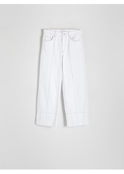 Reserved - Jeansy z przeszyciami - złamana biel ze sklepu Reserved w kategorii Jeansy damskie - zdjęcie 171189933