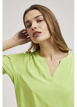 Koszula z wiązaniem zielona ze sklepu Moodo.pl w kategorii Bluzki damskie - zdjęcie 171190080
