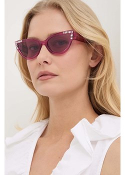 Guess okulary przeciwsłoneczne damskie kolor różowy GU7901_5483Y ze sklepu ANSWEAR.com w kategorii Okulary przeciwsłoneczne damskie - zdjęcie 171190882