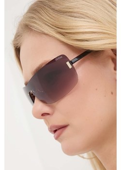 Guess okulary przeciwsłoneczne damskie kolor czarny GU8287_0001F ze sklepu ANSWEAR.com w kategorii Okulary przeciwsłoneczne damskie - zdjęcie 171190893