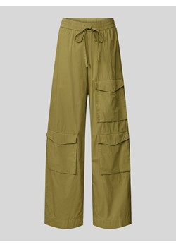 Spodnie cargo z elastycznym pasem ze sklepu Peek&Cloppenburg  w kategorii Spodnie damskie - zdjęcie 171193084