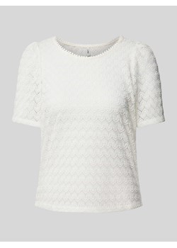 Bluzka z fakturowanym wzorem model ‘LEA’ ze sklepu Peek&Cloppenburg  w kategorii Bluzki damskie - zdjęcie 171193153