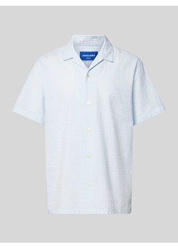 Koszula casualowa z listwą guzikową w kolorze beżowym ze sklepu Peek&Cloppenburg  w kategorii Koszule męskie - zdjęcie 171193183