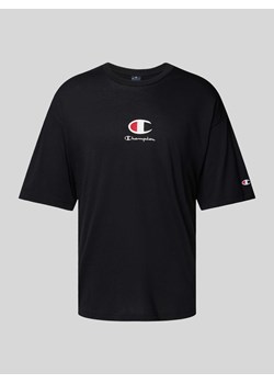 T-shirt z wyhaftowanym logo ze sklepu Peek&Cloppenburg  w kategorii T-shirty męskie - zdjęcie 171193354