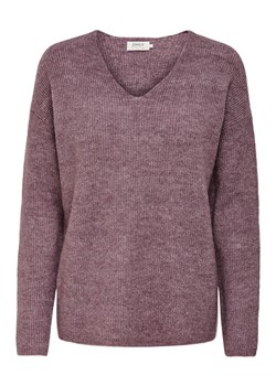 ONLY Sweter &quot;Camilla&quot; w kolorze ciemnofioletowym ze sklepu Limango Polska w kategorii Swetry damskie - zdjęcie 171194234