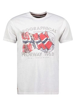 Geographical Norway Koszulka &quot;Japoral&quot; w kolorze jasnoszarym ze sklepu Limango Polska w kategorii T-shirty męskie - zdjęcie 171195422