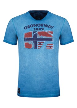 Geographical Norway Koszulka &quot;Jotz&quot; w kolorze błękitnym ze sklepu Limango Polska w kategorii T-shirty męskie - zdjęcie 171195450