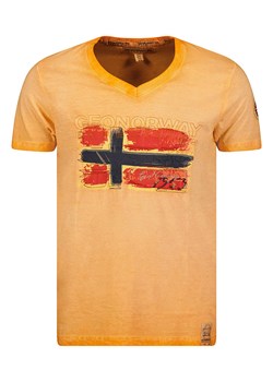 Geographical Norway Koszulka &quot;Joasis&quot; w kolorze pomarańczowym ze sklepu Limango Polska w kategorii T-shirty męskie - zdjęcie 171195563
