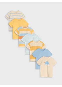 Sinsay - Koszulki 7 pack - kremowy ze sklepu Sinsay w kategorii Odzież dla niemowląt - zdjęcie 171196211