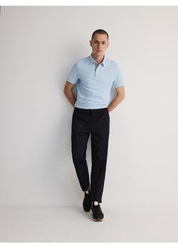 Reserved - Koszulka polo regular - jasnoniebieski ze sklepu Reserved w kategorii T-shirty męskie - zdjęcie 171196591